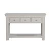 Toulouse 3 Drawer Large Grey Painted Console Table - 20% Off Discount Code FLASH - 7