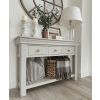 Toulouse 3 Drawer Large Grey Painted Console Table - 20% Off Discount Code FLASH - 2