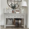 Toulouse 3 Drawer Large Grey Painted Console Table - 20% Off Discount Code FLASH - 3