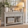 Toulouse 3 Drawer Large Grey Painted Assembled Console Table - £50 OFF AUTUMN SALE - 4 Toulouse 3 Drawer Large Grey Painted Assembled Console Table - £50 OFF AUTUMN SALE - 4