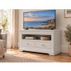 Toulouse Grey Painted Fully Assembled TV Unit 2 Drawers - £80 Off Autumn Sale - 2 Toulouse Grey Painted Fully Assembled TV Unit 2 Drawers - £80 Off Autumn Sale - 2