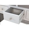 Toulouse 100cm Grey Painted Hutch Unit for combining with sideboard - 7
