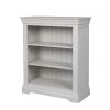 Toulouse Low Small Grey Painted Fully Assembled Bookcase - 20% Off Discount Code FLASH - 8
