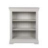 Toulouse Low Small Grey Painted Fully Assembled Bookcase - 20% Off Discount Code FLASH - 9