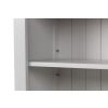 Toulouse Low Small Grey Painted Fully Assembled Bookcase - 20% Off Discount Code FLASH - 11