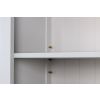 Toulouse Grey Painted Tall Bookcase 2 Storage Drawers - 20% Off Discount Code FLASH - 9