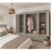 Toulouse Grey Painted Extra Large 4 Door Quad Wardrobe - £200 OFF AUTUMN SALE - 3 Toulouse Grey Painted Extra Large 4 Door Quad Wardrobe - £200 OFF AUTUMN SALE - 3