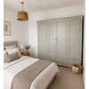Toulouse Grey Painted Extra Large 4 Door Quad Wardrobe - £200 OFF AUTUMN SALE - 2 Toulouse Grey Painted Extra Large 4 Door Quad Wardrobe - £200 OFF AUTUMN SALE - 2