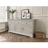 Toulouse 160cm Large Grey Painted Sideboard - Fully Assembled - £50 OFF AUTUMN SALE - 2 Toulouse 160cm Large Grey Painted Sideboard - Fully Assembled - £50 OFF AUTUMN SALE - 2