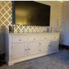 Toulouse Grey Painted 200cm Large Fully Assembled Sideboard - 20% Off Discount Code FLASH - 6