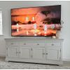Toulouse Grey Painted 200cm Large Fully Assembled Sideboard - 20% Off Discount Code FLASH - 2