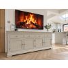 Toulouse 200cm Grey Painted Large Sideboard - Fully Assembled - £100 OFF AUTUMN SALE - 5