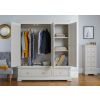 Toulouse Grey Painted Triple Wardrobe with Drawers - 20% Off Discount Code FLASH - 3 Toulouse Grey Painted Triple Wardrobe with Drawers - 20% Off Discount Code FLASH - 3