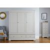 Toulouse Grey Painted Triple Wardrobe with Drawers - 20% Off Discount Code FLASH - 7 Toulouse Grey Painted Triple Wardrobe with Drawers - 20% Off Discount Code FLASH - 7