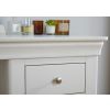 Toulouse Grey Painted Single Pedestal Dressing Table / Desk - 20% Off Discount Code FLASH - 6 Toulouse Grey Painted Single Pedestal Dressing Table / Desk - 20% Off Discount Code FLASH - 6