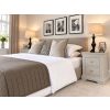 Toulouse Grey Painted 2 Drawer Large Assembled Bedside Table - £40 OFF FLASH SALE - 2 Toulouse Grey Painted 2 Drawer Large Assembled Bedside Table - £40 OFF FLASH SALE - 2