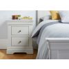 Toulouse Grey Painted 2 Drawer Large Assembled Bedside Table - £40 OFF FLASH SALE - 15 Toulouse Grey Painted 2 Drawer Large Assembled Bedside Table - £40 OFF FLASH SALE - 15