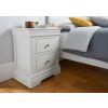 Toulouse Grey Painted 2 Drawer Large Assembled Bedside Table - £40 OFF FLASH SALE - 16 Toulouse Grey Painted 2 Drawer Large Assembled Bedside Table - £40 OFF FLASH SALE - 16