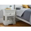 Toulouse Grey Painted One Drawer Fully Assembled Bedside Table - 10% OFF SUMMER SALE - 7