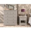 Toulouse Grey Painted 1 Drawer Bedside Table with Shelf - £40 Off Autumn Sale - 2 Toulouse Grey Painted 1 Drawer Bedside Table with Shelf - £40 Off Autumn Sale - 2