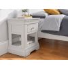 Toulouse Grey Painted 1 Drawer Bedside Table with Shelf - £40 Off Autumn Sale - 7 Toulouse Grey Painted 1 Drawer Bedside Table with Shelf - £40 Off Autumn Sale - 7