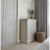 Toulouse Grey Painted 2 Over 3 Assembled Chest of Drawers - 20% Off Discount Code FLASH - 5