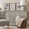 Toulouse Grey Painted 3 Over 4 Large Chest of Drawers (£250 OFF) - 6