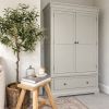 Toulouse Grey Painted Double Wardrobe with Drawer - Partially Assembled - £50 OFF AUTUMN SALE - 5 Toulouse Grey Painted Double Wardrobe with Drawer - Partially Assembled - £50 OFF AUTUMN SALE - 5