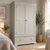 Toulouse Grey Painted Double Wardrobe with Drawer - Partially Assembled - £50 OFF AUTUMN SALE - 6 Toulouse Grey Painted Double Wardrobe with Drawer - Partially Assembled - £50 OFF AUTUMN SALE - 6