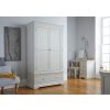 Toulouse Grey Painted Double Wardrobe with Drawer - 20% Off Discount Code FLASH - 4 Toulouse Grey Painted Double Wardrobe with Drawer - 20% Off Discount Code FLASH - 4