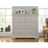 Toulouse Grey Painted "Grande" Extra Large 2 Over 2 Chest of Drawers - £150 Off Autumn Sale - 6