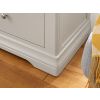 Toulouse Grey Painted "Grande" Extra Large 2 Over 2 Chest of Drawers - £150 Off Autumn Sale - 9