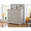 Toulouse Grey Painted "Grande" Extra Large 2 Over 2 Chest of Drawers - £150 Off Autumn Sale - 7