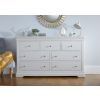Toulouse Grey Painted Extra Large Grande 3 Over 4 Chest of Drawers - 20% Off Discount Code FLASH - 8
