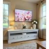 Toulouse Grey Painted Grande 1.8m Large TV Unit With 4 Drawers - 20% Off Discount Code FLASH - 3