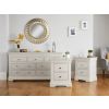 Bedroom Set - Toulouse Grey 3 over 4 Drawers and pair of Bedside Tables - FLASH SALE - 2 Bedroom Set - Toulouse Grey 3 over 4 Drawers and pair of Bedside Tables - FLASH SALE - 2