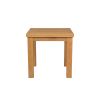 Lichfield Flip Top 80cm to 160cm Oak Table 4 Churchill Brown Leather Oak Chair Set - 13 Lichfield Flip Top 80cm to 160cm Oak Table 4 Churchill Brown Leather Oak Chair Set - 13