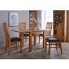 Lichfield 80cm Extending 160cm Square Flip Top Dining Table - 20% Off Discount Code FLASH - 3