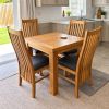 Lichfield 80cm Extending 160cm Square Flip Top Dining Table - £40 OFF AUTUMN SALE - 20