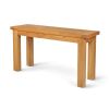 Lichfield 140cm x 45cm Flip Top Oak Dining Console Table - 20% Off Discount Code FLASH - 4
