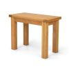 Lichfield 100cm x 50cm Flip Top Square Oak Dining Table - AUTUMN SALE - 4 Lichfield 100cm x 50cm Flip Top Square Oak Dining Table - AUTUMN SALE - 4
