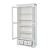 Toulouse White Painted Tall Glass Assembled Display Cabinet with Drawers - £50 OFF FLASH SALE - 12 Toulouse White Painted Tall Glass Assembled Display Cabinet with Drawers - £50 OFF FLASH SALE - 12