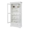 Toulouse White Painted Tall Glass Assembled Display Cabinet with Drawers - £50 OFF FLASH SALE - 13 Toulouse White Painted Tall Glass Assembled Display Cabinet with Drawers - £50 OFF FLASH SALE - 13