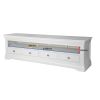 Toulouse White Painted Grande 1.8m Large TV Unit With 4 Drawers - £140 OFF SUMMER SALE - 6 Toulouse White Painted Grande 1.8m Large TV Unit With 4 Drawers - £140 OFF SUMMER SALE - 6