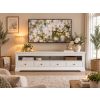 Toulouse White Painted Grande 1.8m Large TV Unit With 4 Drawers - 20% Off Discount Code FLASH - 3 Toulouse White Painted Grande 1.8m Large TV Unit With 4 Drawers - 20% Off Discount Code FLASH - 3