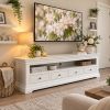 Toulouse White Painted Grande 1.8m Large TV Unit With 4 Drawers - 20% Off Discount Code FLASH - 7 Toulouse White Painted Grande 1.8m Large TV Unit With 4 Drawers - 20% Off Discount Code FLASH - 7