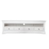 Toulouse White Painted Grande 1.8m Large TV Unit With 4 Drawers - £140 OFF SUMMER SALE - 8 Toulouse White Painted Grande 1.8m Large TV Unit With 4 Drawers - £140 OFF SUMMER SALE - 8