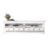 Toulouse White Painted Grande 1.8m Large TV Unit With 4 Drawers - £140 OFF SUMMER SALE - 9 Toulouse White Painted Grande 1.8m Large TV Unit With 4 Drawers - £140 OFF SUMMER SALE - 9