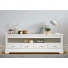 Toulouse White Painted Grande 1.8m Large TV Unit With 4 Drawers - £140 OFF SUMMER SALE - 5 Toulouse White Painted Grande 1.8m Large TV Unit With 4 Drawers - £140 OFF SUMMER SALE - 5