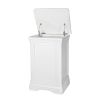 Toulouse White Painted Fully Assembled Laundry Bin - 20% Off Discount Code FLASH - 7